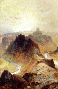 グランドキャニオン ユタ州の風景 トーマス モラン山脈 Oil Paintings